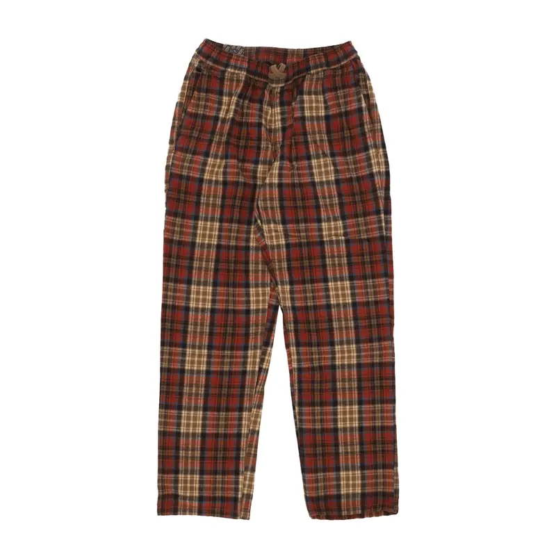 Pantalone Lungo Uomo Range Loose Tapered Flannel Pant Taos Taupe/burnt Henna