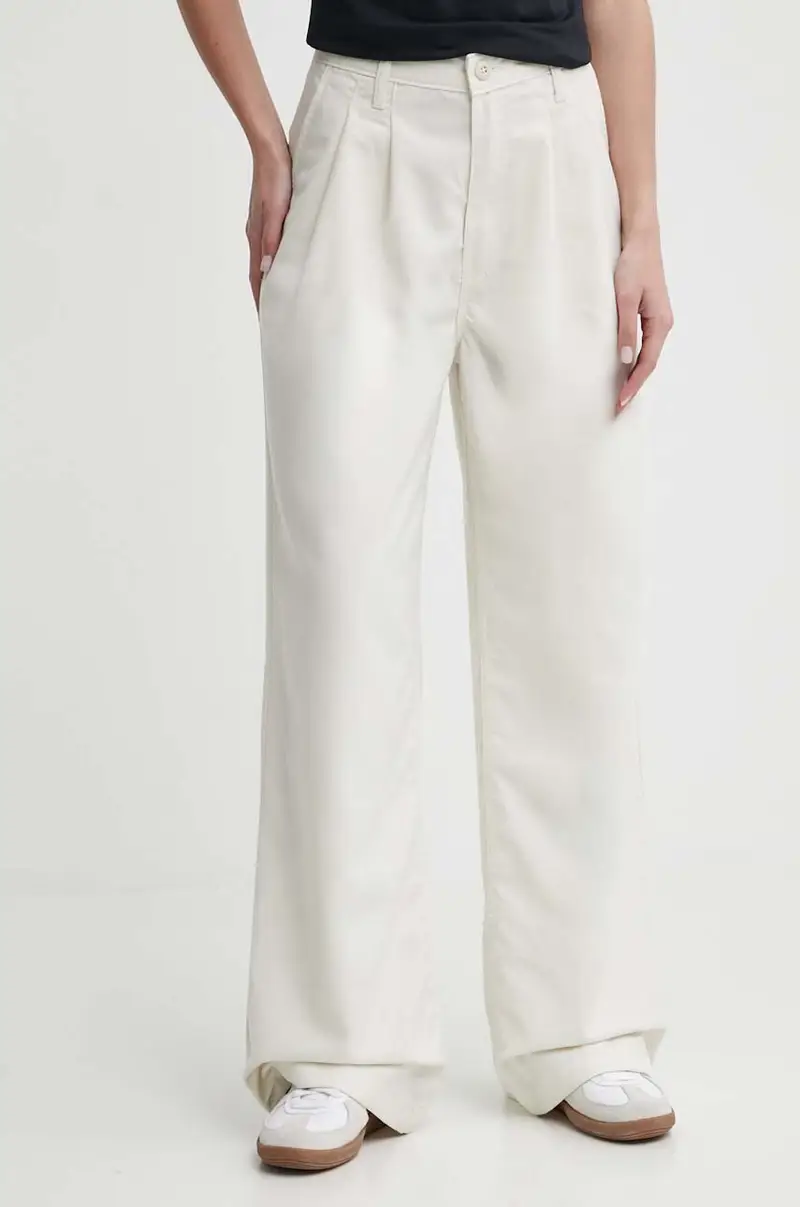 pantaloni donna colore beige