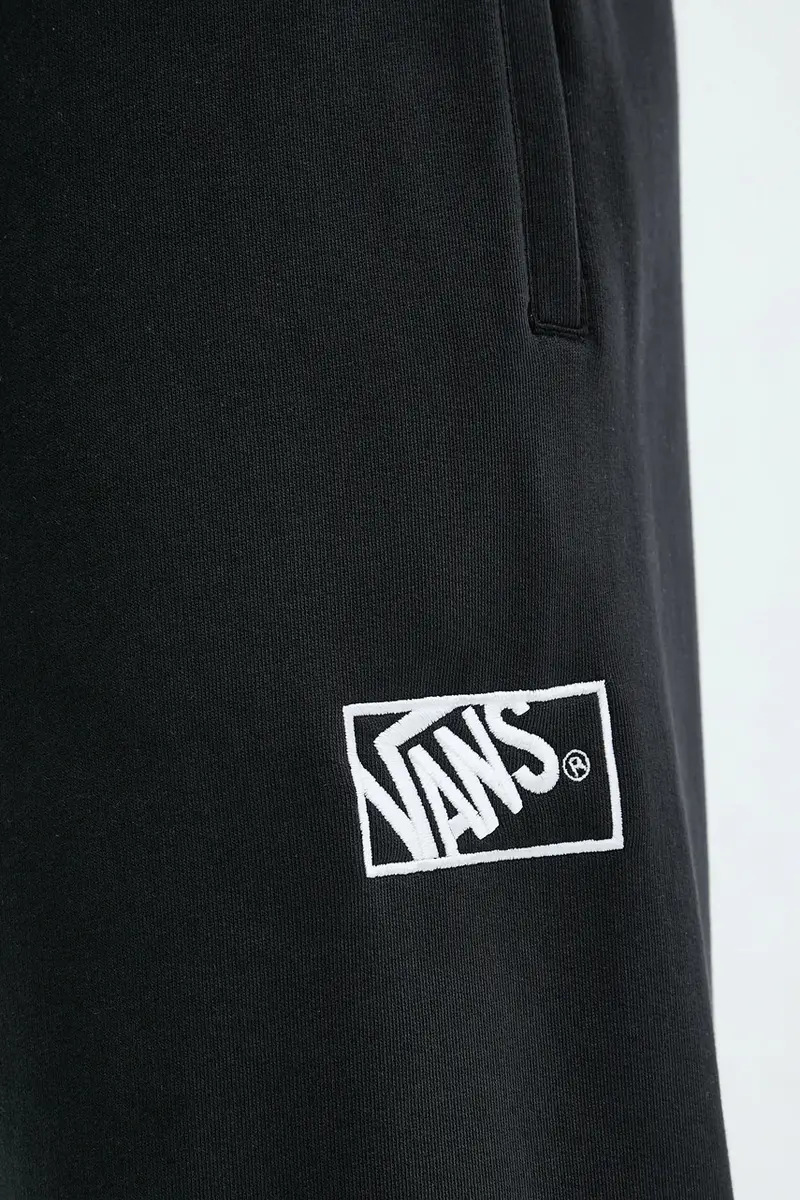 pantaloni tuta di cotone uomo colore nero con applicazione VN000RAXBLK1 miniatura 5