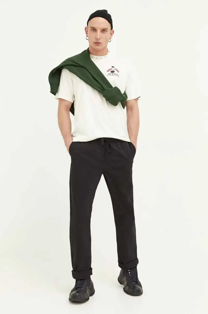 pantaloni uomo Nero miniatura 2