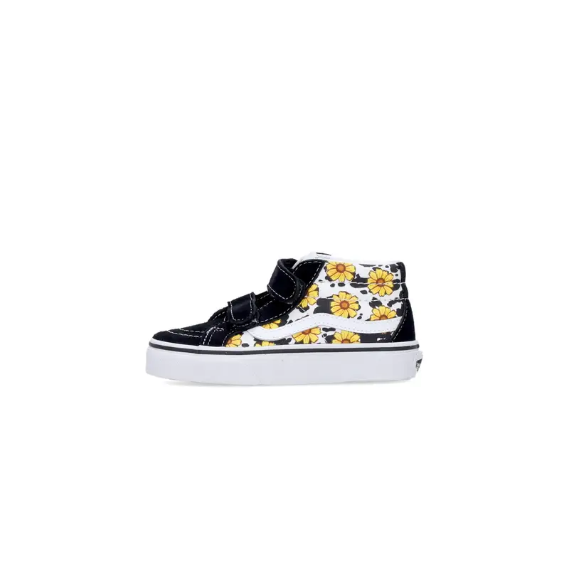 Scarpa Alta Bambino Sk8-mid Reissue V Cow Floral Multi/true White