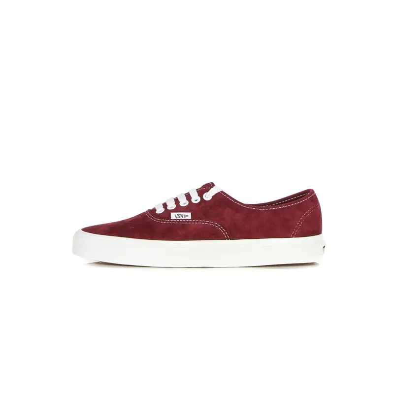 Scarpa Bassa Uomo Authentic (pig Suede) Pomegranate/white