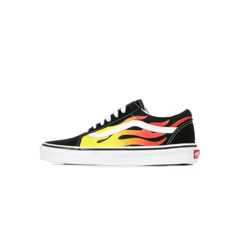 Scarpa Bassa Uomo Old Skool (flame) Black/black/true White