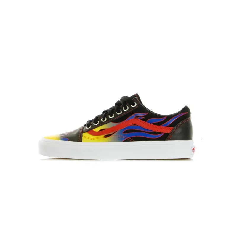 Scarpa Bassa Uomo Old Skool (racer) Black/red