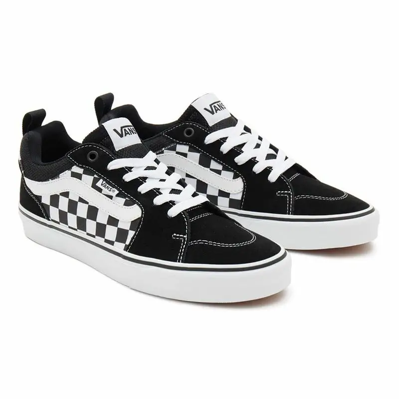 Scarpe da Tennis Casual Uomo Vans Filmore Checkerboard Nero | Vans