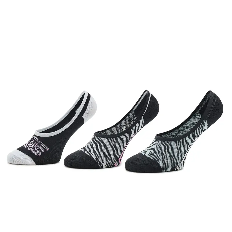Set di 3 paia di pedulini da bambini Vans Zebra Daze Canoodle VN0007AXBR51 Multicolore
