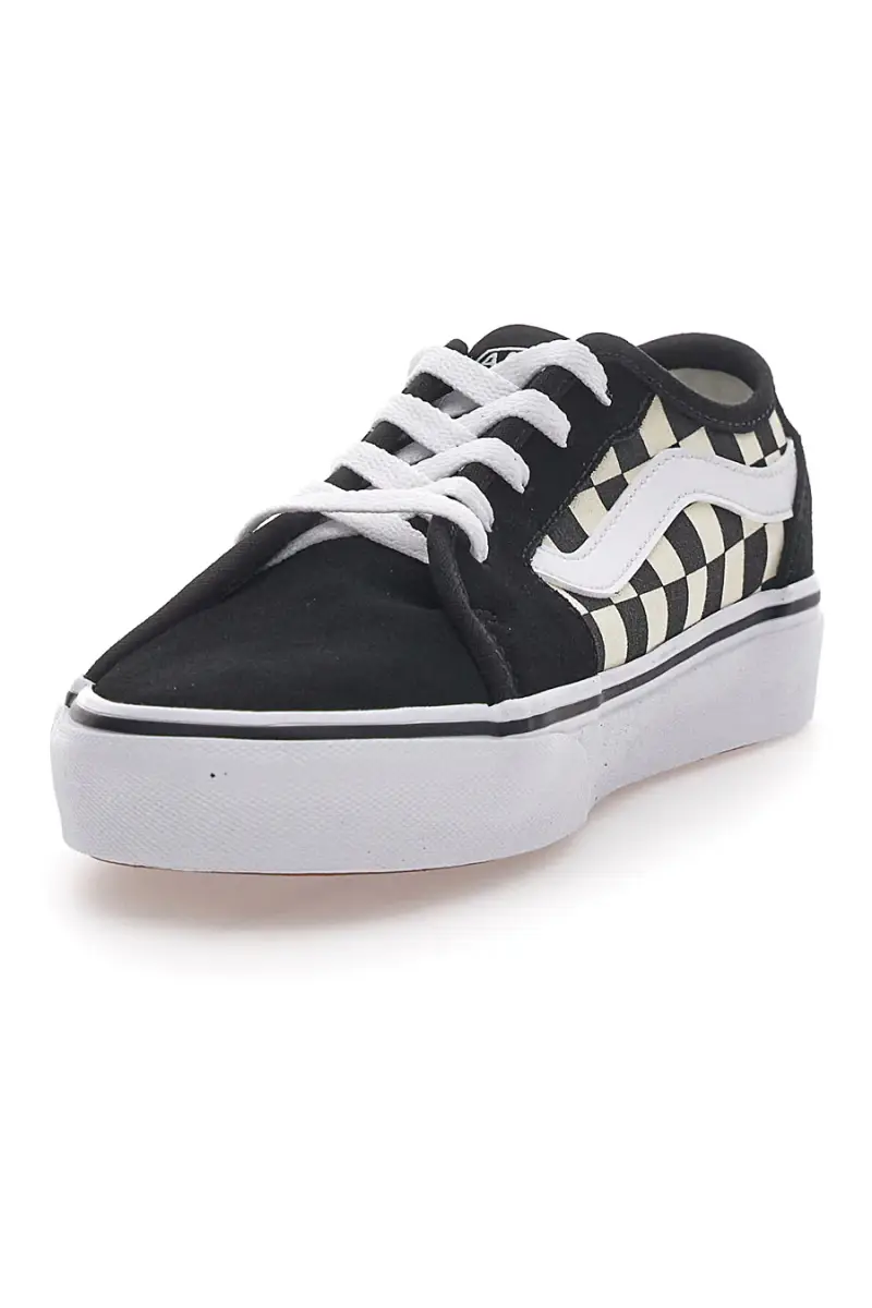 Sneakers a Qadri Bianche e Nere Vans Filmore Decon [NERO miniatura 3