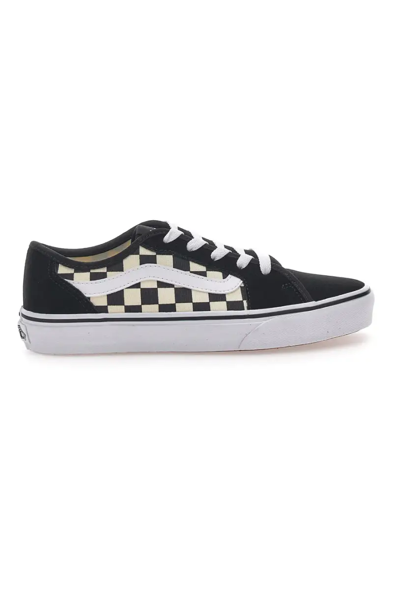 Sneakers a Qadri Bianche e Nere Vans Filmore Decon [NERO