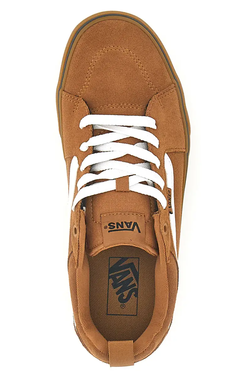 Sneakers chipmunk in pelle con suola skate Vans Filmore [BRANDY] miniatura 3