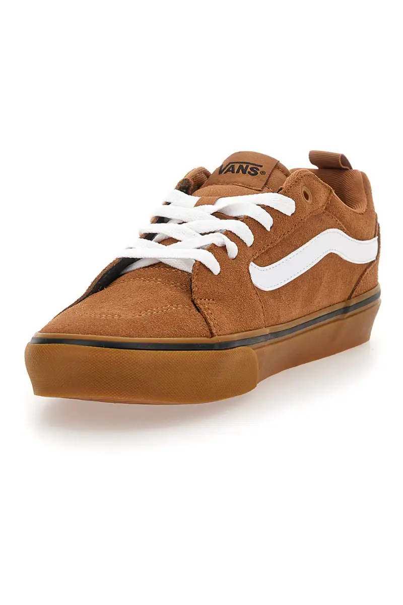 Sneakers chipmunk in pelle con suola skate Vans Filmore [BRANDY] miniatura 4