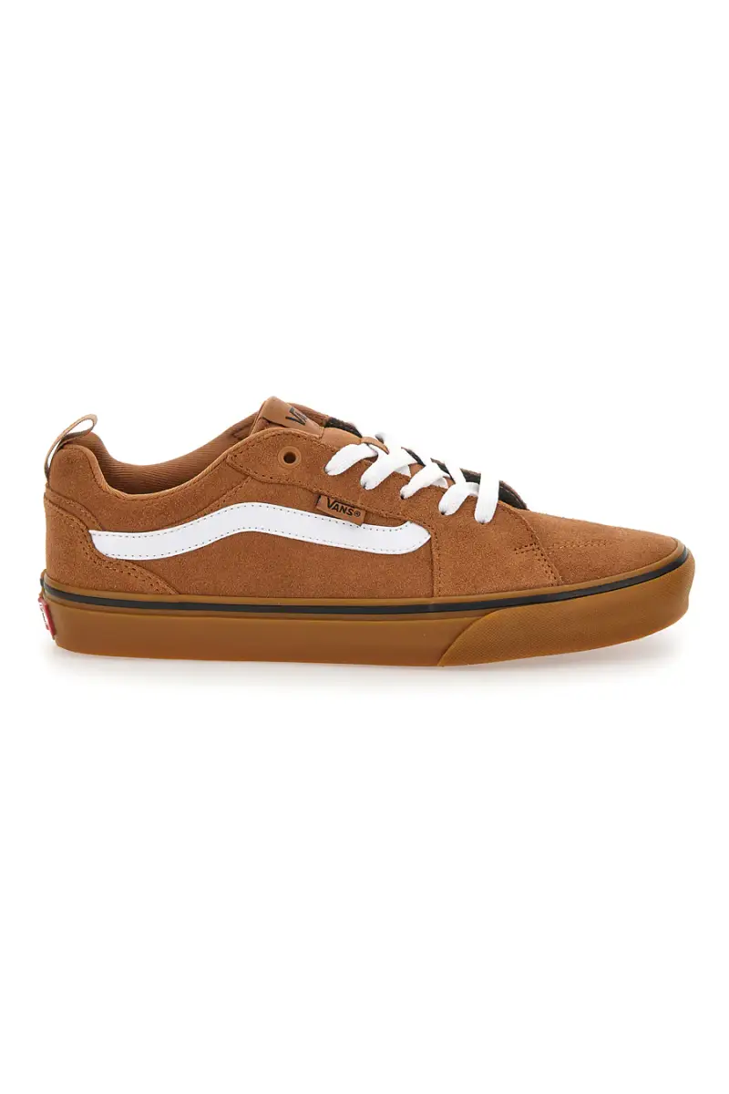 Sneakers chipmunk in pelle con suola skate Vans Filmore [BRANDY]