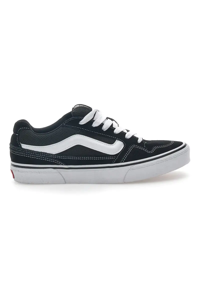 Sneakers con Lacci Nere Vans Caldrone [NERO