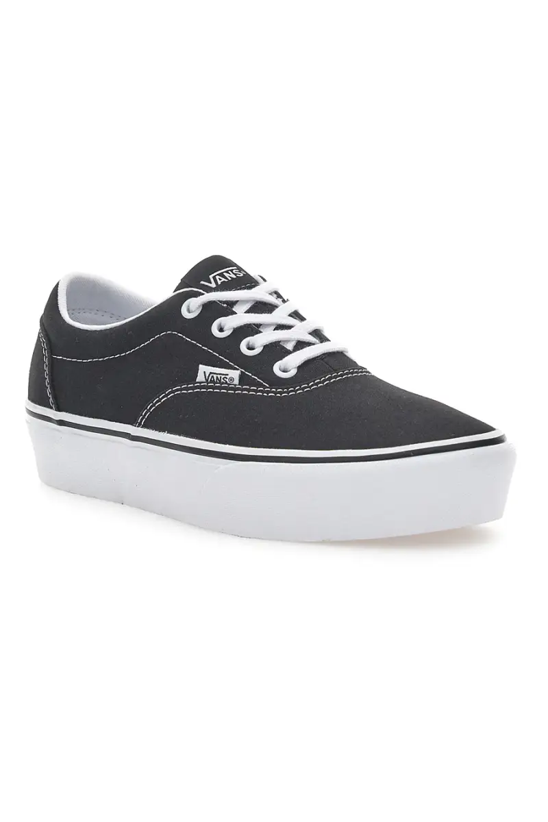 Sneakers con Platform Vans Doheny Platfor Nere e Bianche [NERO miniatura 2