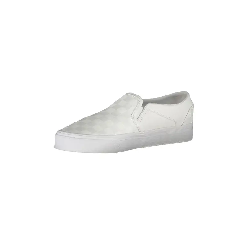 Sneakers Donna Bianche Elastico Logo Bianco miniatura 3