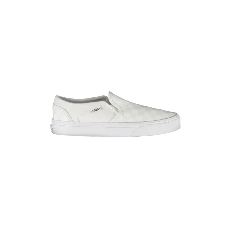 Sneakers Donna Bianche Elastico Logo Bianco