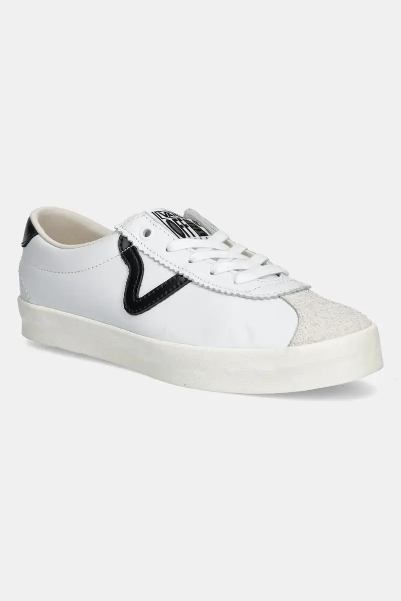 sneakers in pelle Premium Classics LX Sport Low 73 colore bianco VN000D2JBLK1