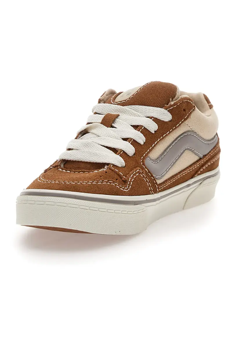 Sneakers Marroni e Beige Con Suola Waffle Vans Caldrone [MARRONE] miniatura 3