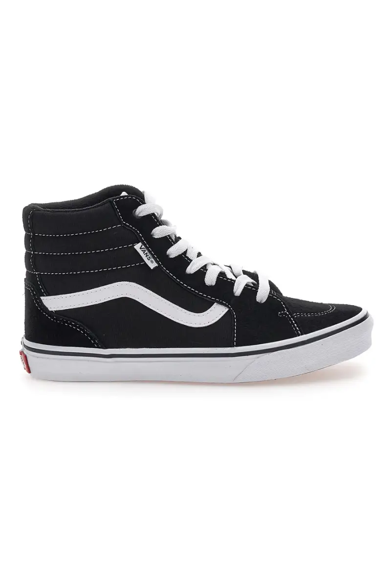 Sneakers Mid-Cut nere con dettagli bianchi VANS FILMONE HI [NERO