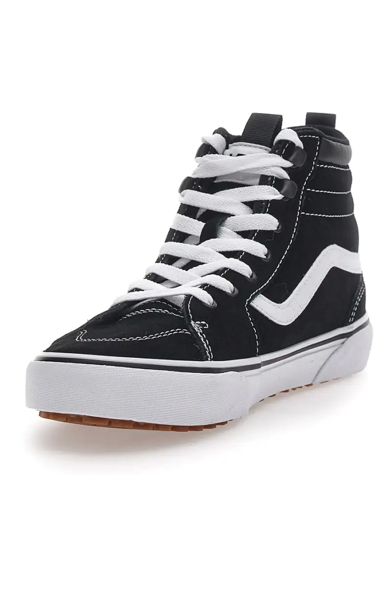 Sneakers Mid Cut Nere e Bianche Vans Filmore Hi Van [NERO miniatura 3