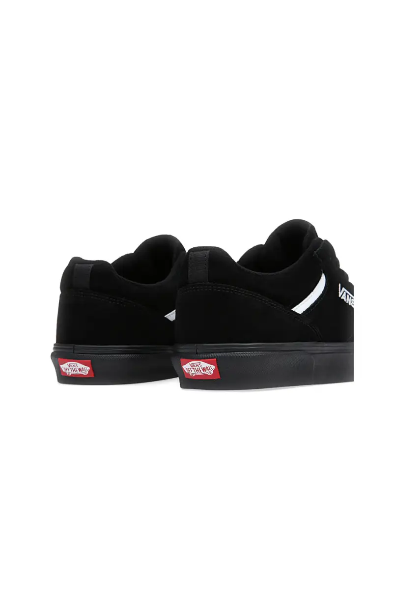 Sneakers nere con profilo bianco Vans SELDAN [NERO] miniatura 4