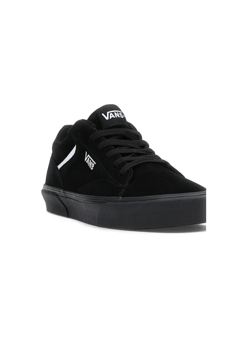 Sneakers nere con profilo bianco Vans SELDAN [NERO] miniatura 5