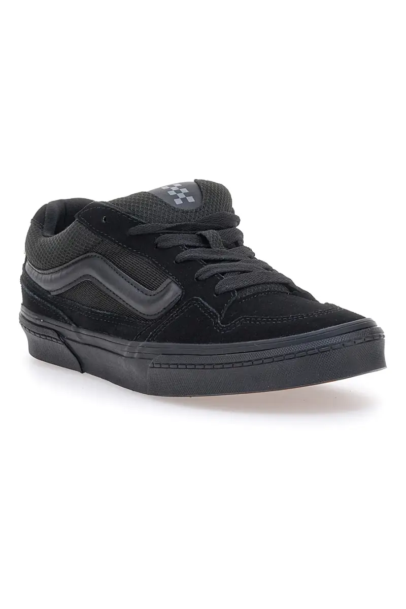 Sneakers Nere Con Tomaia In Pelle Vans Caldrone [NERO] miniatura 2