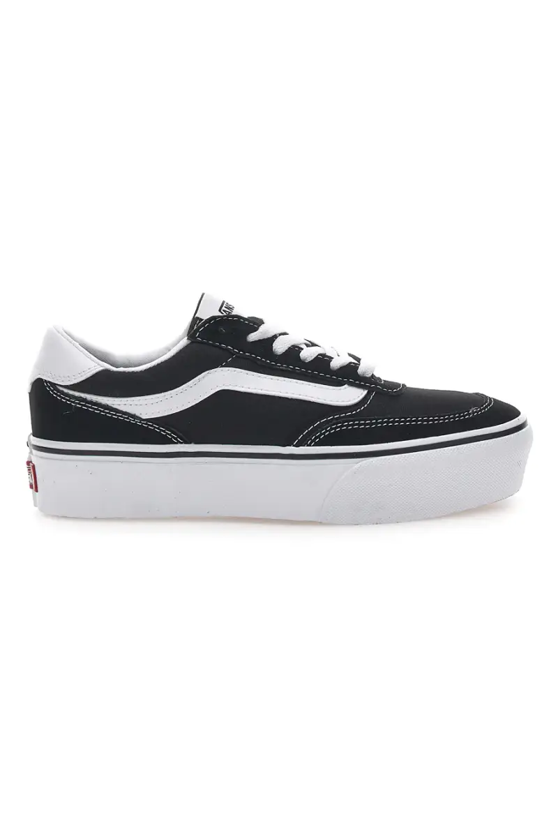 Sneakers Nere e Bianche Con Lacci Vans Brooklyn [NERO
