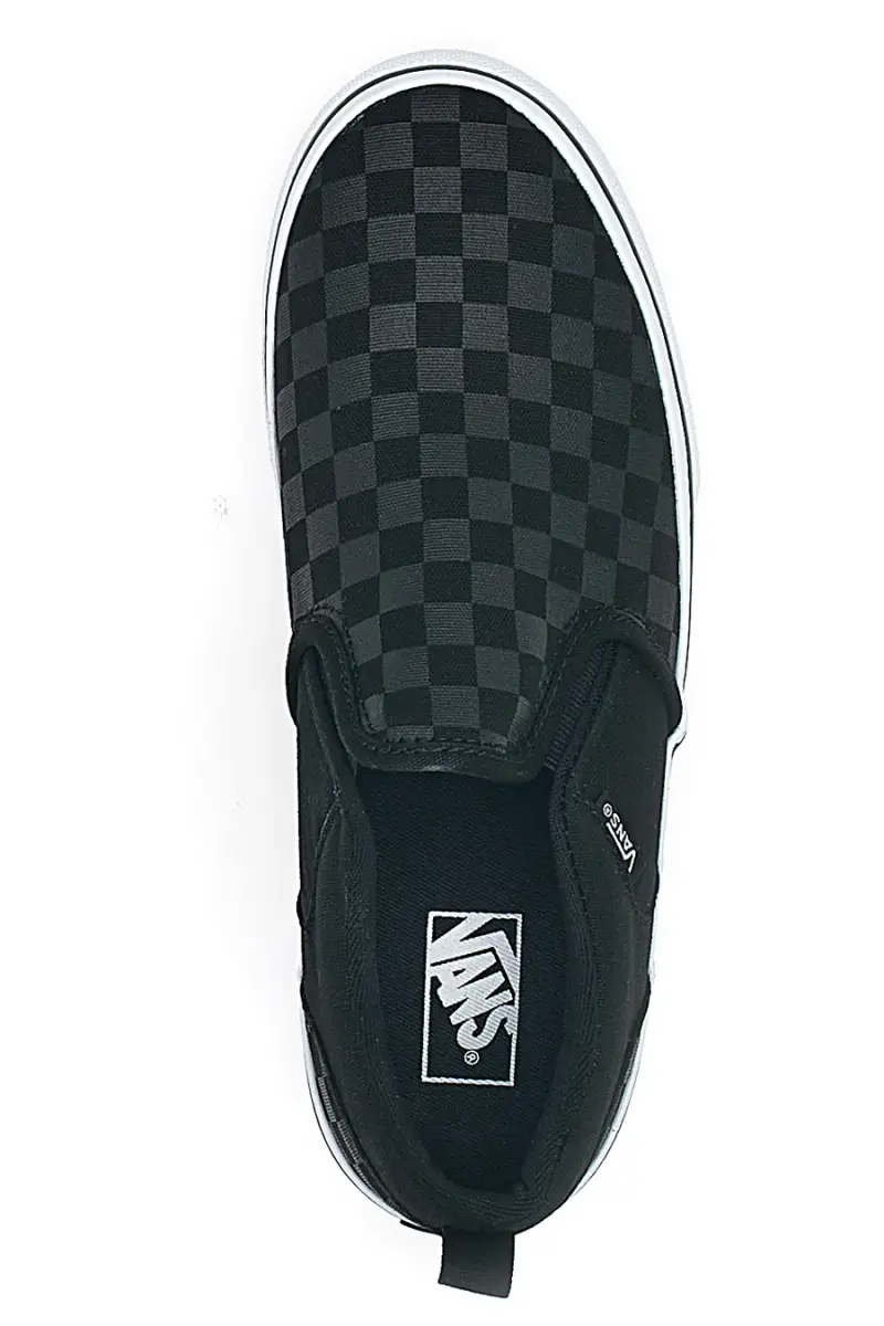 Sneakers Nere e Bianche Vans Asher [NERO] miniatura 4
