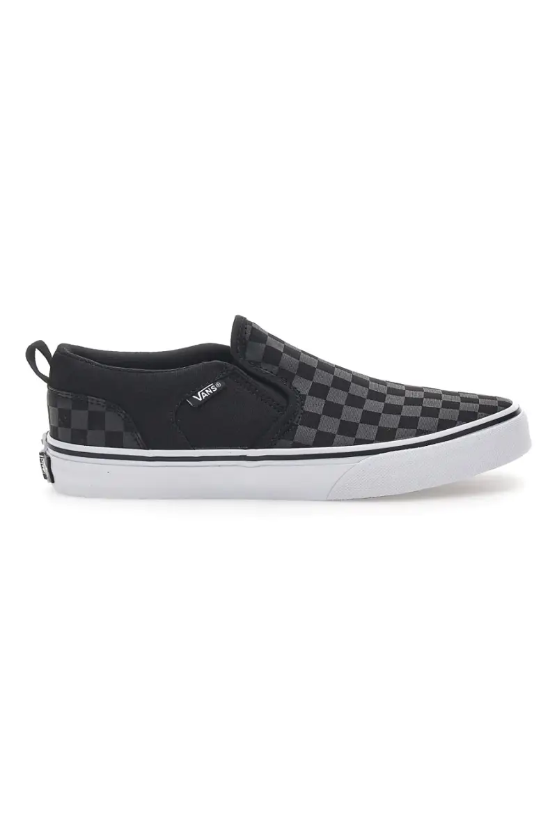 Sneakers Nere e Bianche Vans Asher [NERO]