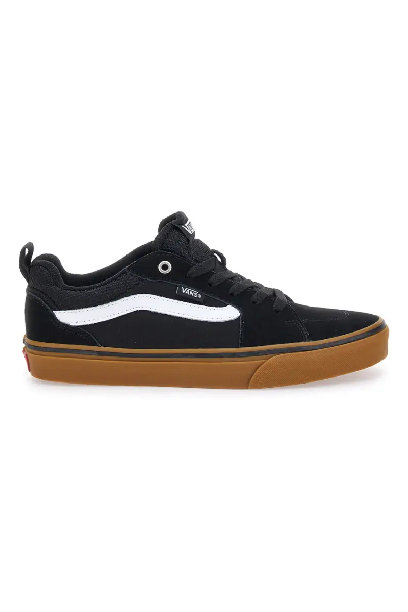 Sneakers Skate Nere Con Suola Marrone Vans Filmore [NERO]