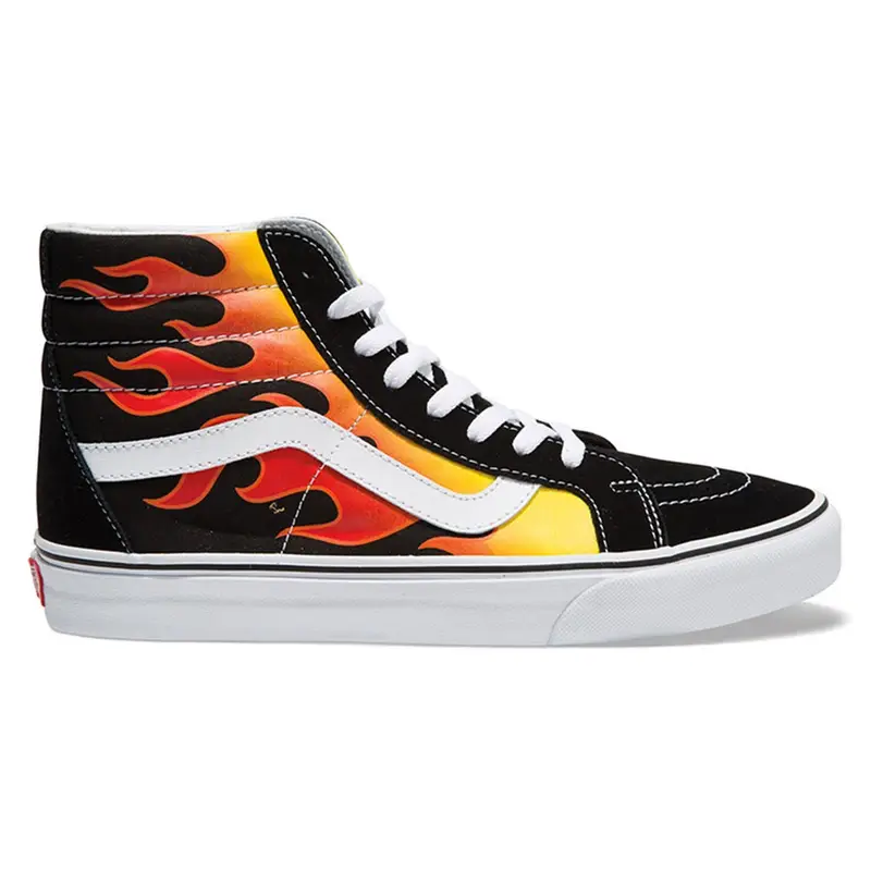 Sneakers Ua Sk8 Hi Reissue Flame Nero Bianco Uomo EUR 42 / US 9