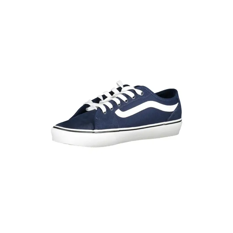 Sneakers Uomo Blu Dettagli a Contrasto Logo miniatura 3