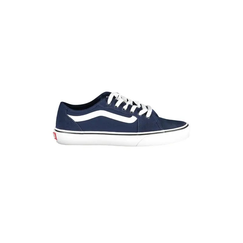 Sneakers Uomo Blu Dettagli a Contrasto Logo