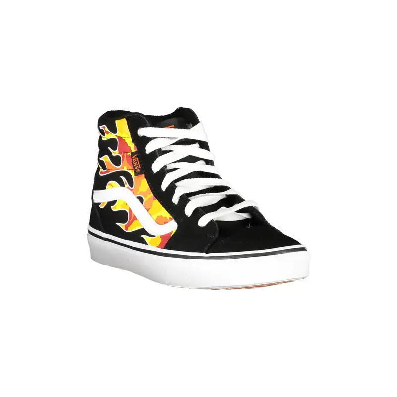 Sneakers Uomo Nere Stampa Logo Nero miniatura 2