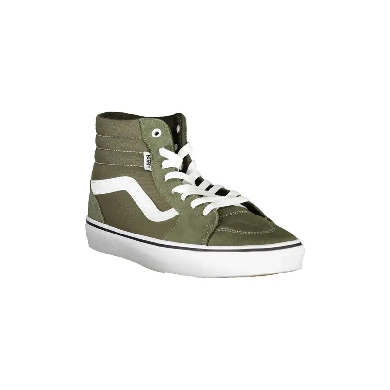 Sneakers Uomo Verde Dettagli a Contrasto miniatura 2
