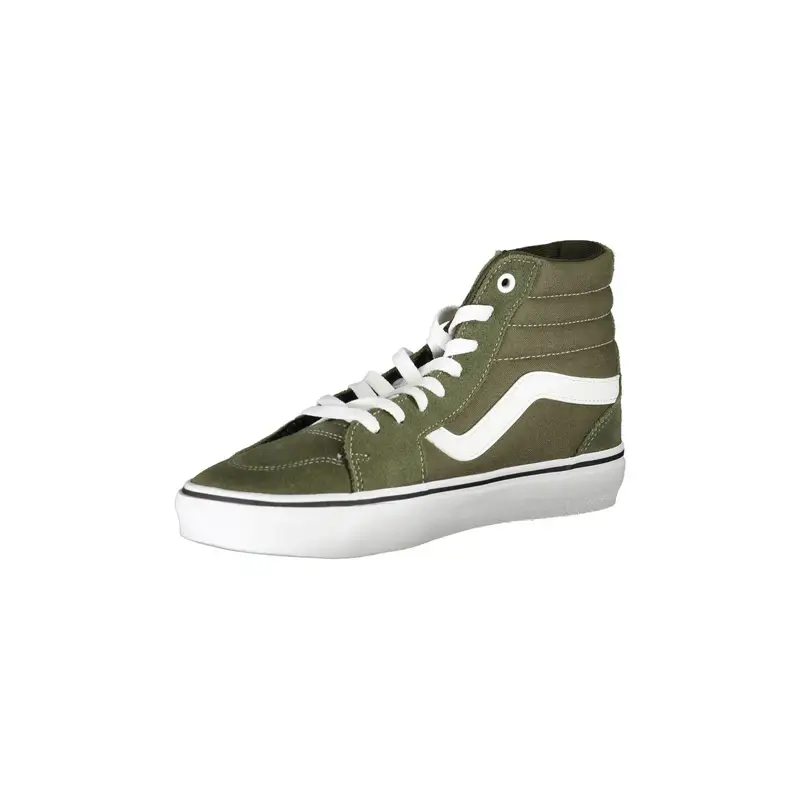 Sneakers Uomo Verde Dettagli a Contrasto miniatura 3