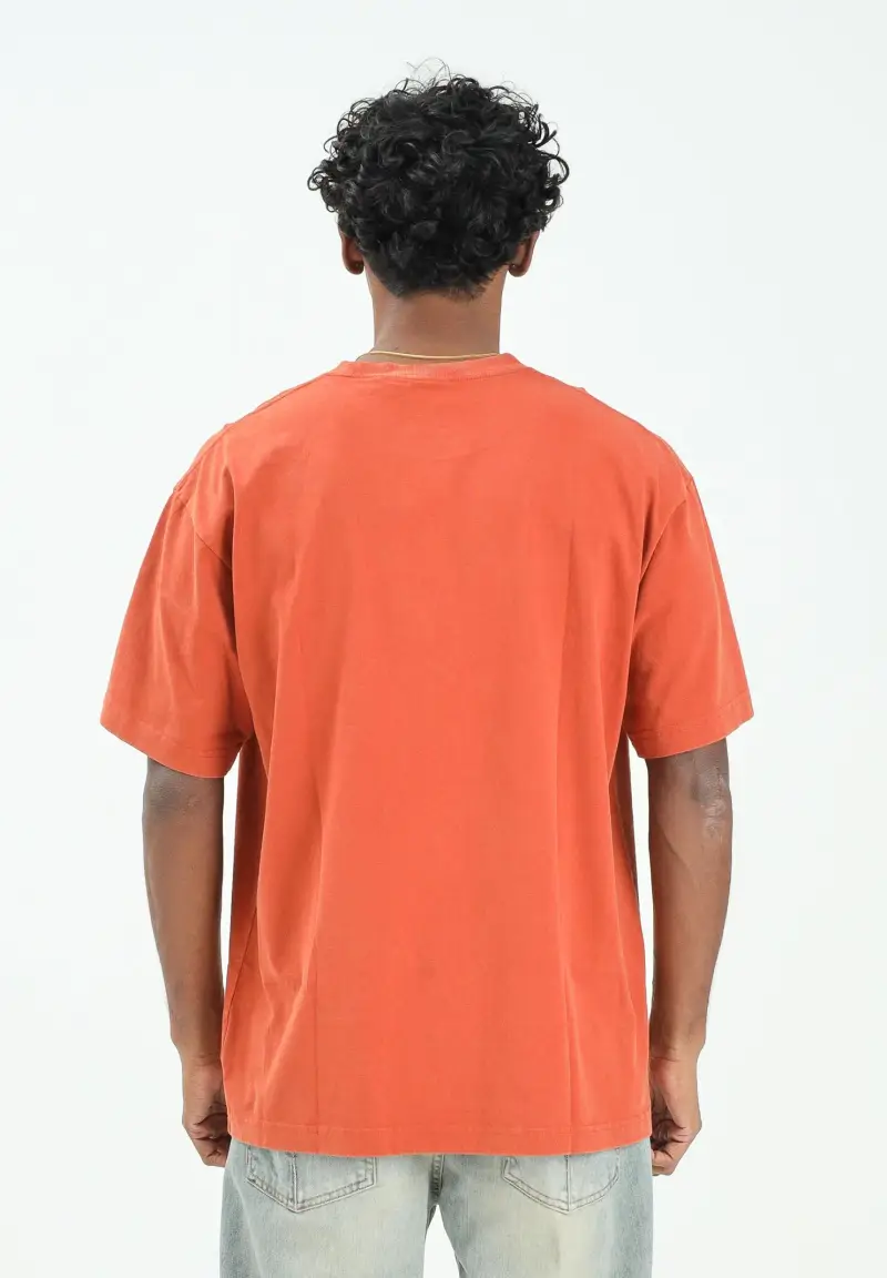 Vans T-shirt Uomo Arancione 3103700 miniatura 3