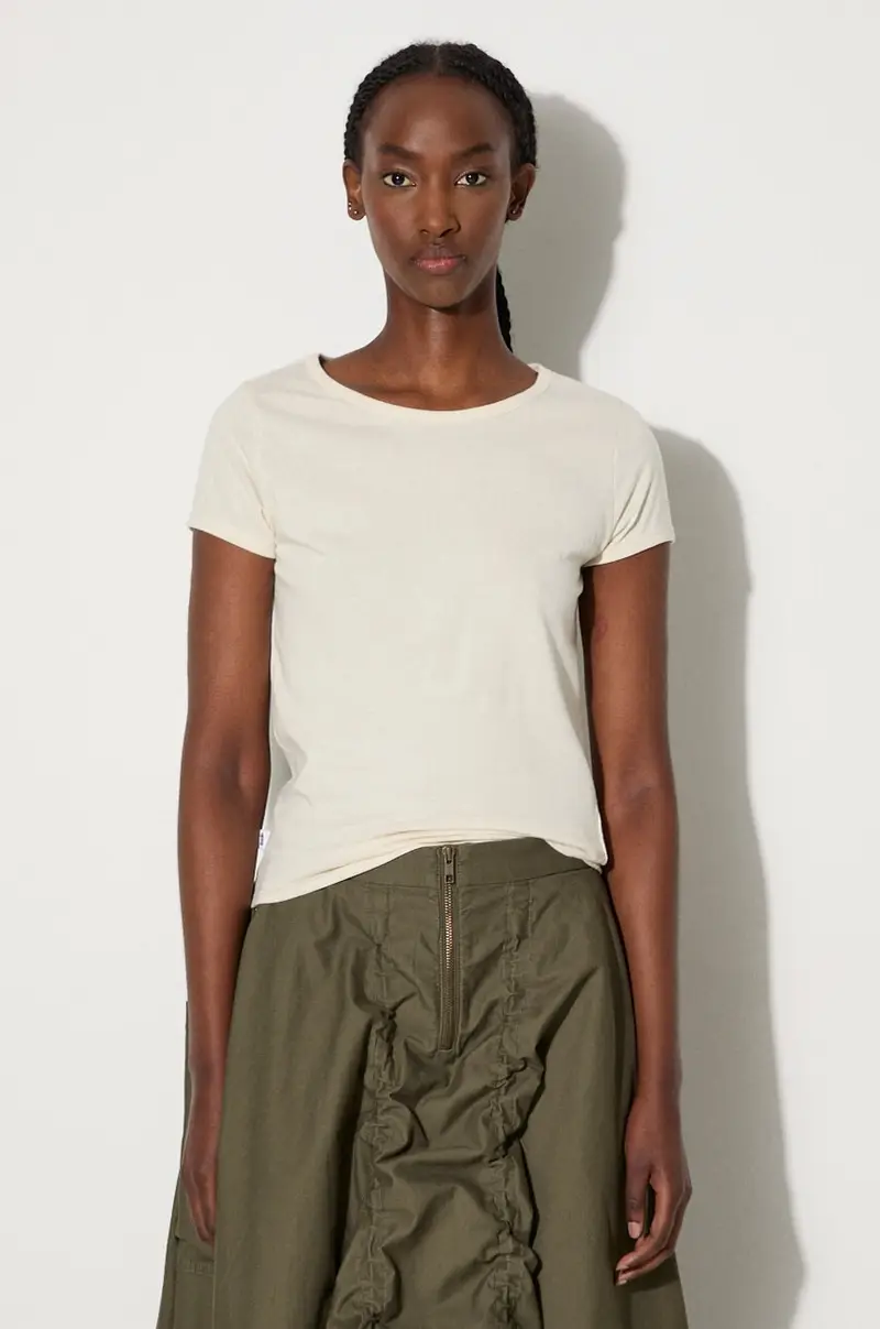 Vans T-shirt Donna Beige 2241275