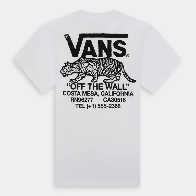 Vans T-shirt Uomo Bianco 2502089 miniatura 2