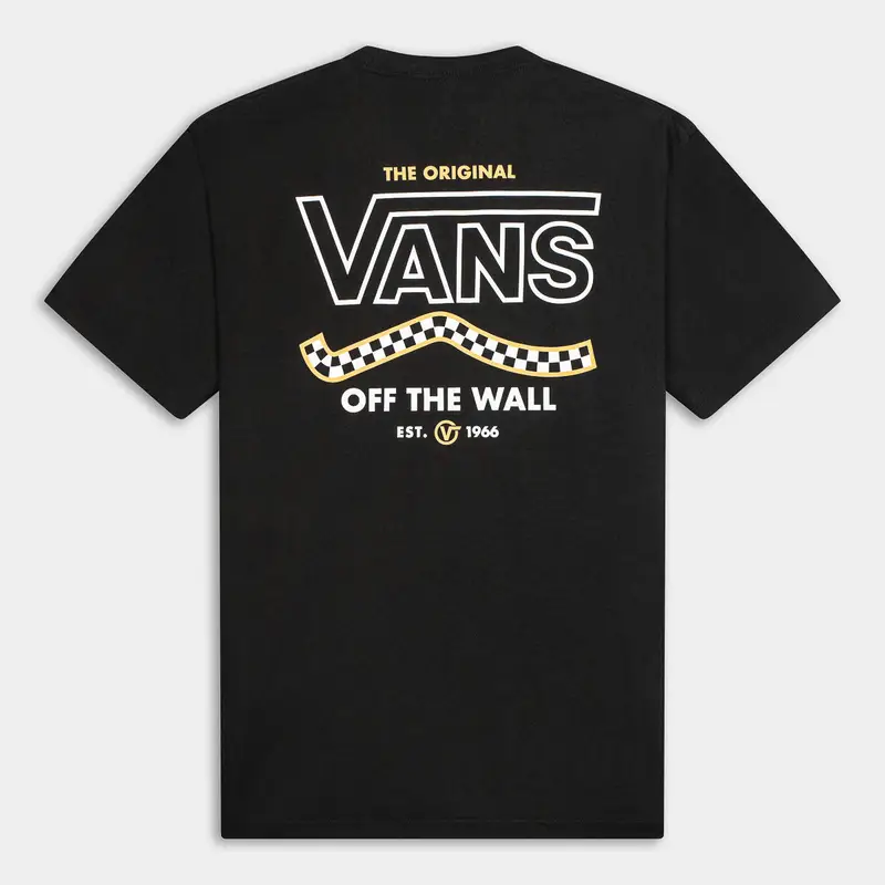 Vans T-shirt Uomo Nero 2501729 miniatura 2