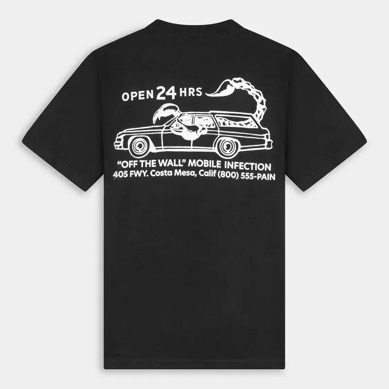 Vans T-shirt Uomo Nero 4060071 miniatura 2