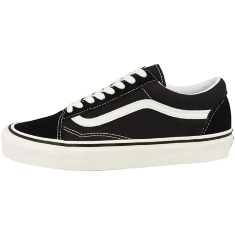 Vans Unisex Adulto Old Skool Sneaker, Black/White, 39 EU