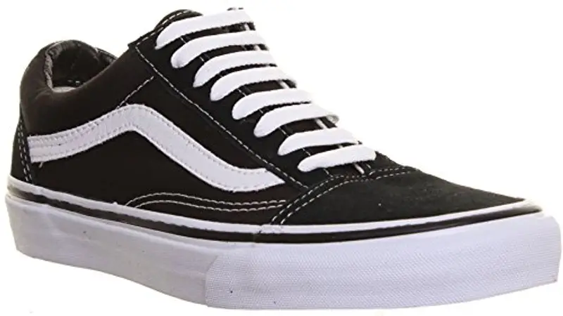 Vans Unisex Adulto Old Skool Sneaker, Black/White, 44.5 EU miniatura 2