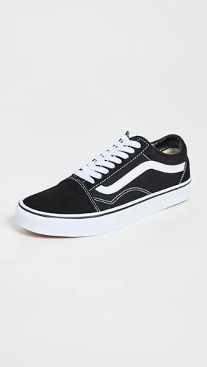 Vans Unisex Adulto Old Skool Sneaker, Black/White, 48 EU miniatura 2