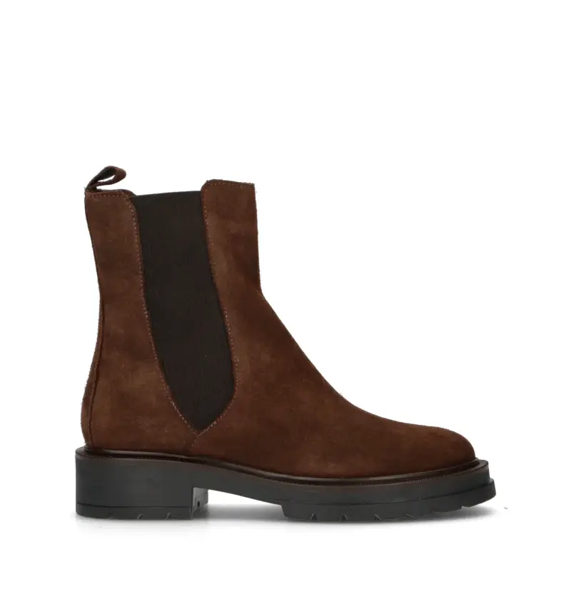 Beatles donna marrone in suede Vario