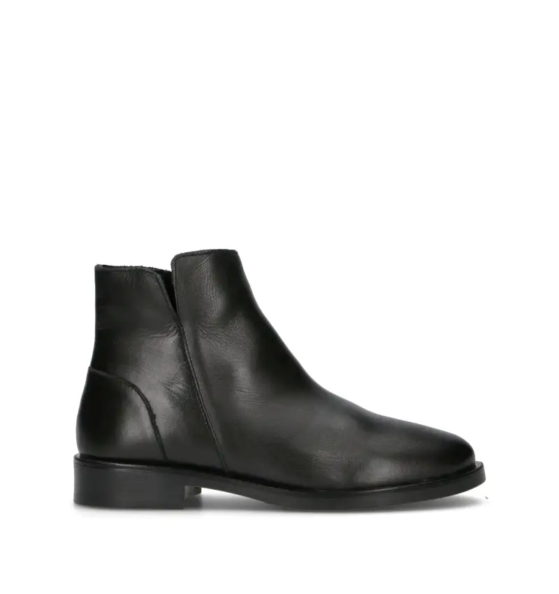 Tronchetto donna nero in pelle Vario