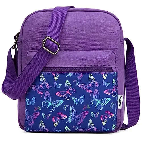 VASCHY Borsa Bambina,Borsetta Bambina Borsa Tracolla Bambina Borsetta Ragazza con Animali Borse Donna Tracolla con