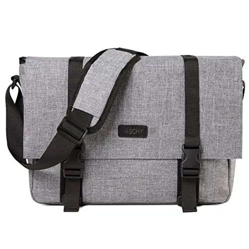 VASCHY Borsa messenger Uomo Grigio 2805361