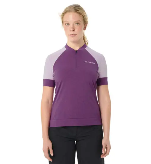 Altissimo Q-Zip Shirt W - maglia ciclismo - donna Dark Pink