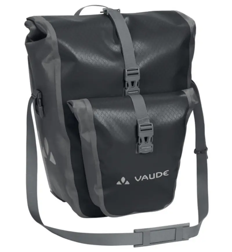 Aqua Back Plus - borsa bici posteriore (due borse) Black